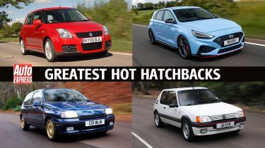 Greatest hot hatchbacks - header image